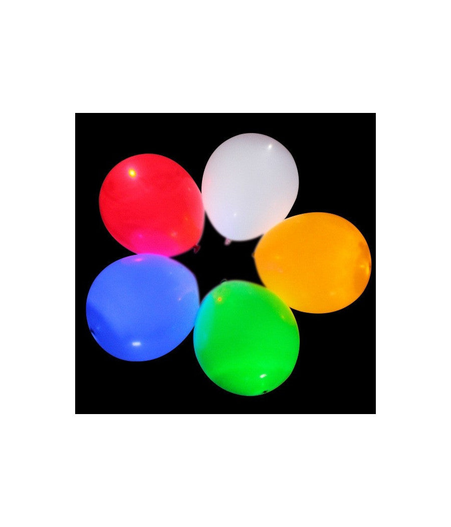 Palloncini Luminosi 30 Cm Colorati Confezione 10 Pezzi Eventi Festa Balloon         