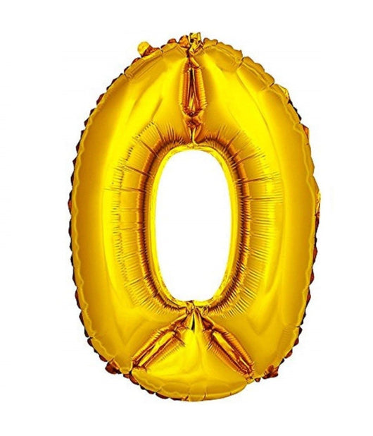 Palloncino Numero 0 Oro 35cm Elio Decorazione Compleanno Party Festa         