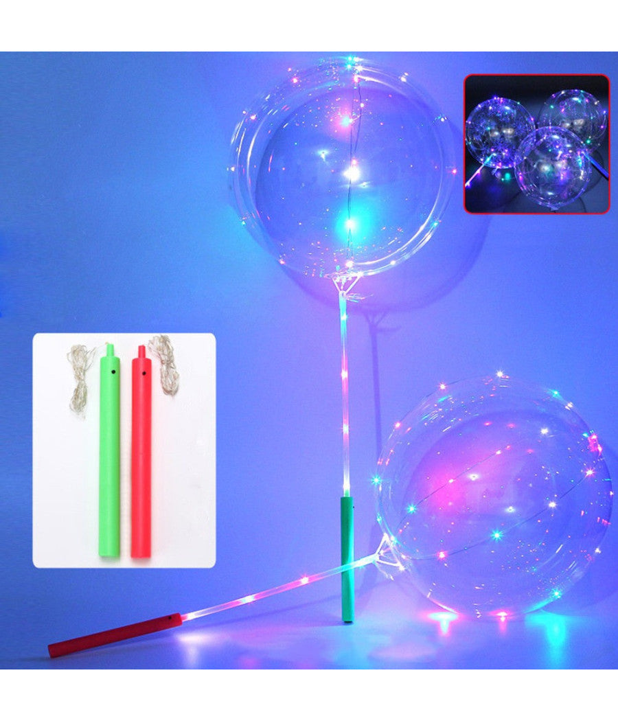 Palloncino Palla Ballon Con Illuminazione A Led Per Evento Matrimonio Compleanno         