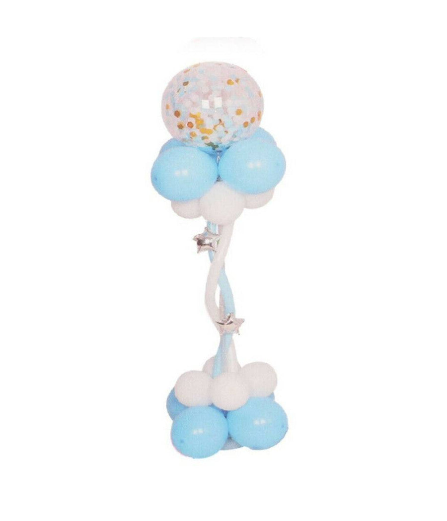 Palloncino Verticale Struttura A Colonna Decorazioni Battesimo Feste Compleanno         