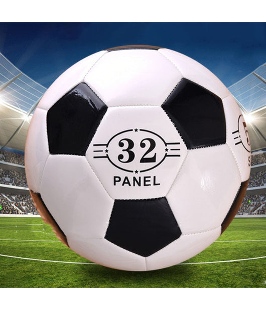 Pallone Calcio Cuoio Football Calcetto Size 5 Official Sport Bianco         