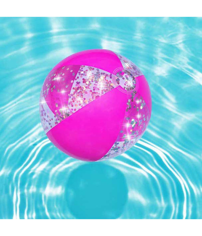 Pallone Fashionglitter Palla Glitter Gonfiabile Mare Piscina Bestway Spiaggia         