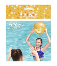 Pallone Fashionglitter Palla Glitter Gonfiabile Mare Piscina Bestway Spiaggia         