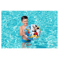 Trade Shop - Pallone Gonfiabile Mickey Mouse Topolino 51 Cm Palla Bambini Mare Piscina 91098 -