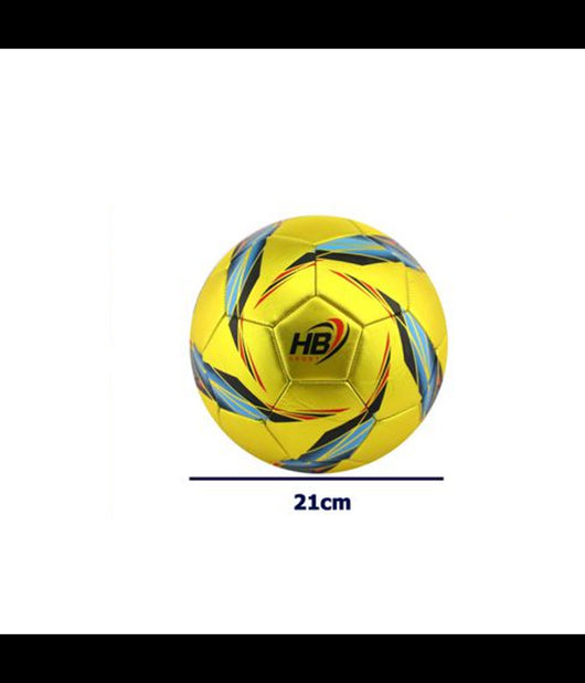 Pallone Palla Da Calcio Calcetto Giallo Misura 21 Cm Allenamento In Campo 06562         