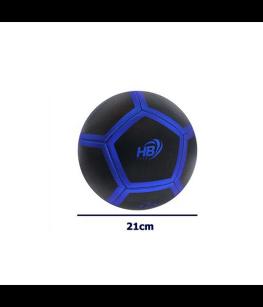 Pallone Palla Da Calcio Blu E Nero Calcetto Misura 21 Cm Allenamento Gara 06564         