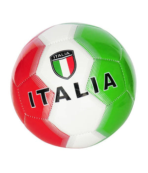 Pallone Palla Da Calcio Football Italia Bandiera Italiana Misura 5 Ufficiale         