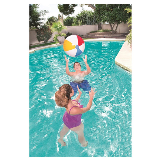Trade Shop - Pallone Palla Da Spiaggia Mare Piscina A Spicchi Gonfiabile 61 Cm Divertimento 019947 -