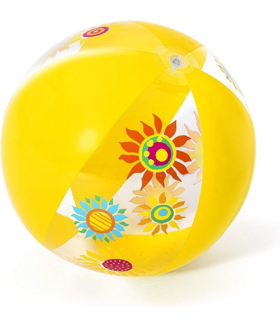 Trade Shop - Pallone Palla Spiaggia Designer 51cm Per Mare Piscina 3 Modelli Assortiti 31036 -