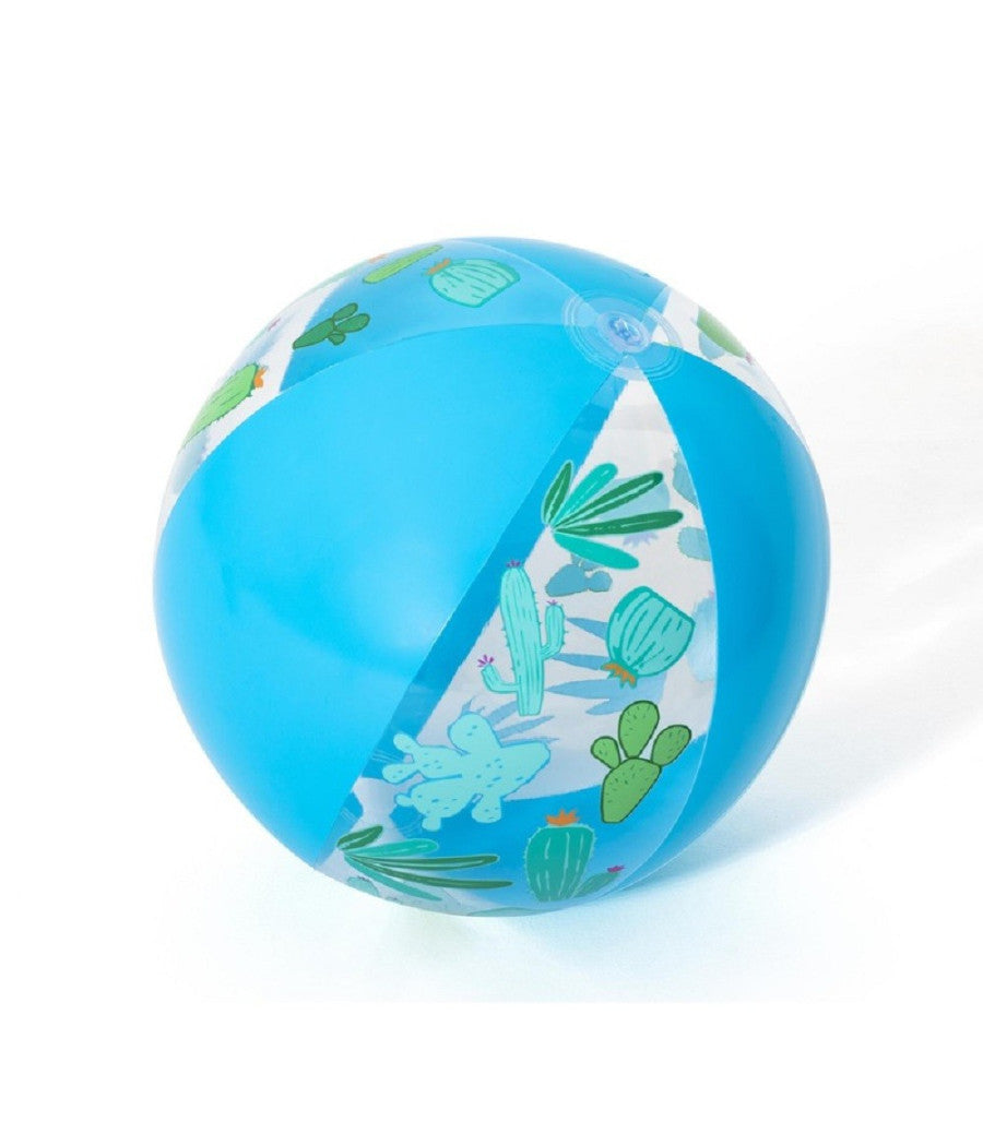 Trade Shop - Pallone Palla Spiaggia Designer 51cm Per Mare Piscina 3 Modelli Assortiti 31036 -