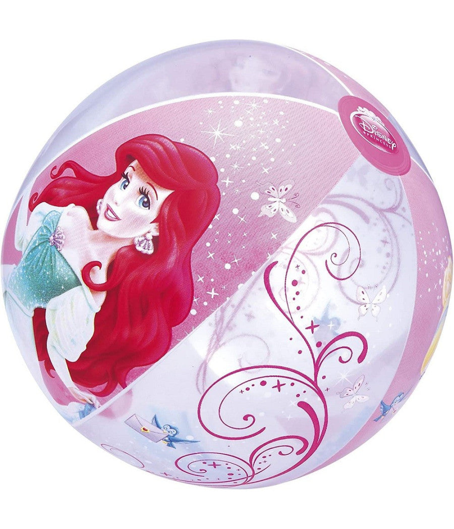 Trade Shop - Pallone Palla Spiaggia Gonfiabile Le Principesse 51 Cm Gioco Mare Piscina 91042 -