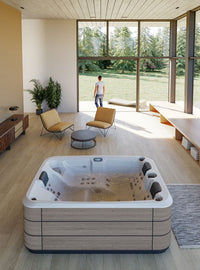 Minipiscina idromassaggio 216x166 cm COLACRIL Palm30 OLGA