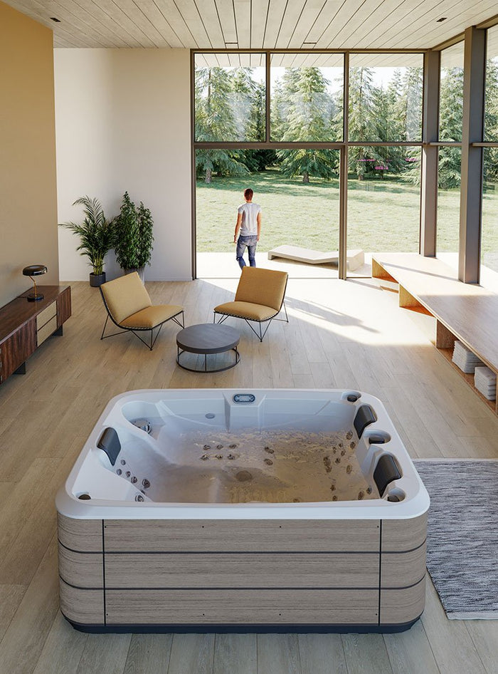 Minipiscina idromassaggio 216x166 cm COLACRIL Palm30 OLGA