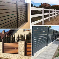 Palo Alluminio colore Antracite per recinzioni frangivento staccionate sezione 80x80mm H 185cm con piastra di ancoraggio, tappo e profili 