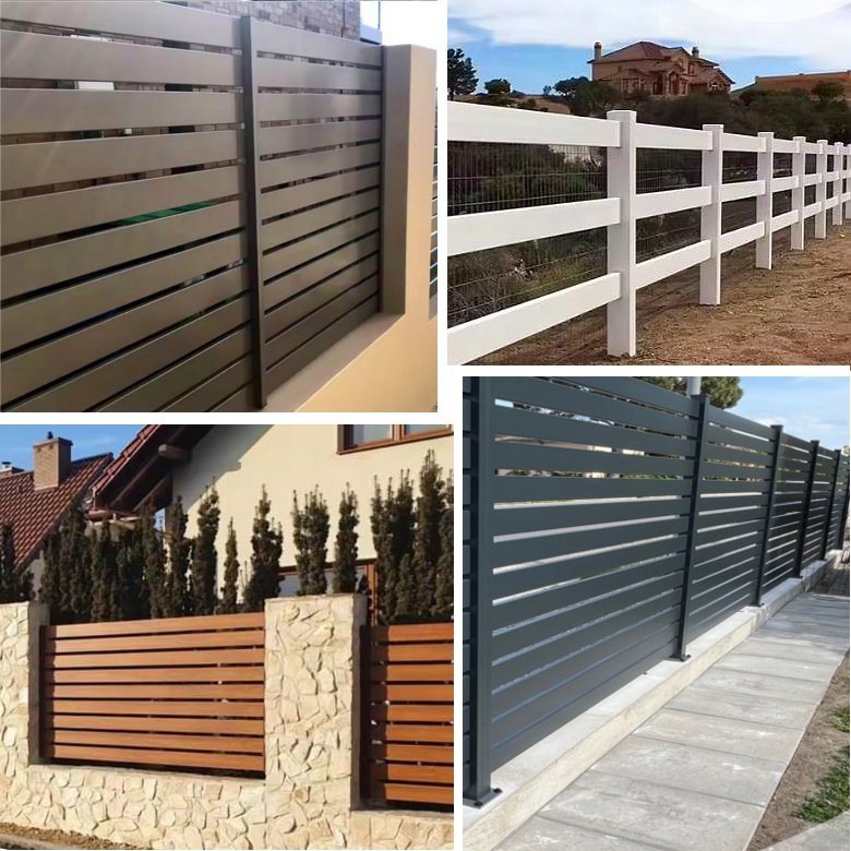 Palo Alluminio colore Antracite per recinzioni frangivento staccionate sezione 80x80mm H 185cm con piastra di ancoraggio, tappo e profili 