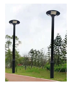 Palo In Ferro Per Lampione Led 3 Metri Da Giardino Nero Da Esterno Pt-gd-3n         