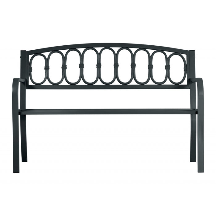 Panca 2 posti MOIA in ferro e ghisa antracite