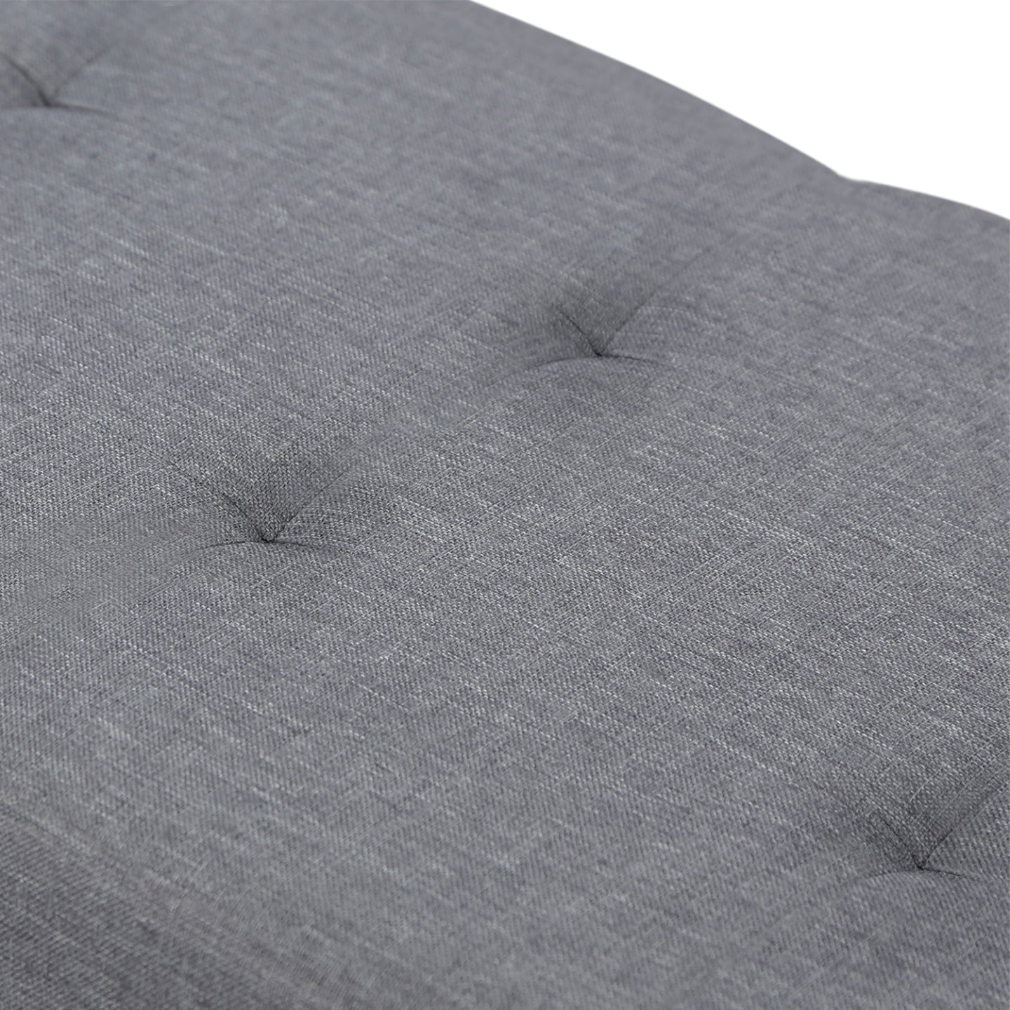 IDMarket - Panca contenitore in tessuto grigio antracite 76 cm