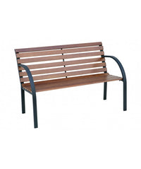 Panca Panchina Piccadilly MOIA in legno di rovere e metallo