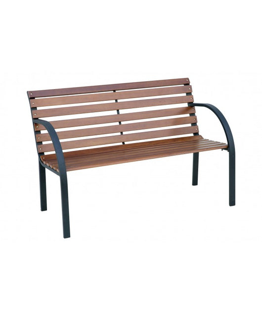 Panca Panchina Piccadilly MOIA in legno di rovere e metallo