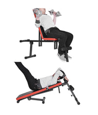 Panca Regolabile Multifunzione Piana Inclinata Pesi Addominali Bodybuilding         