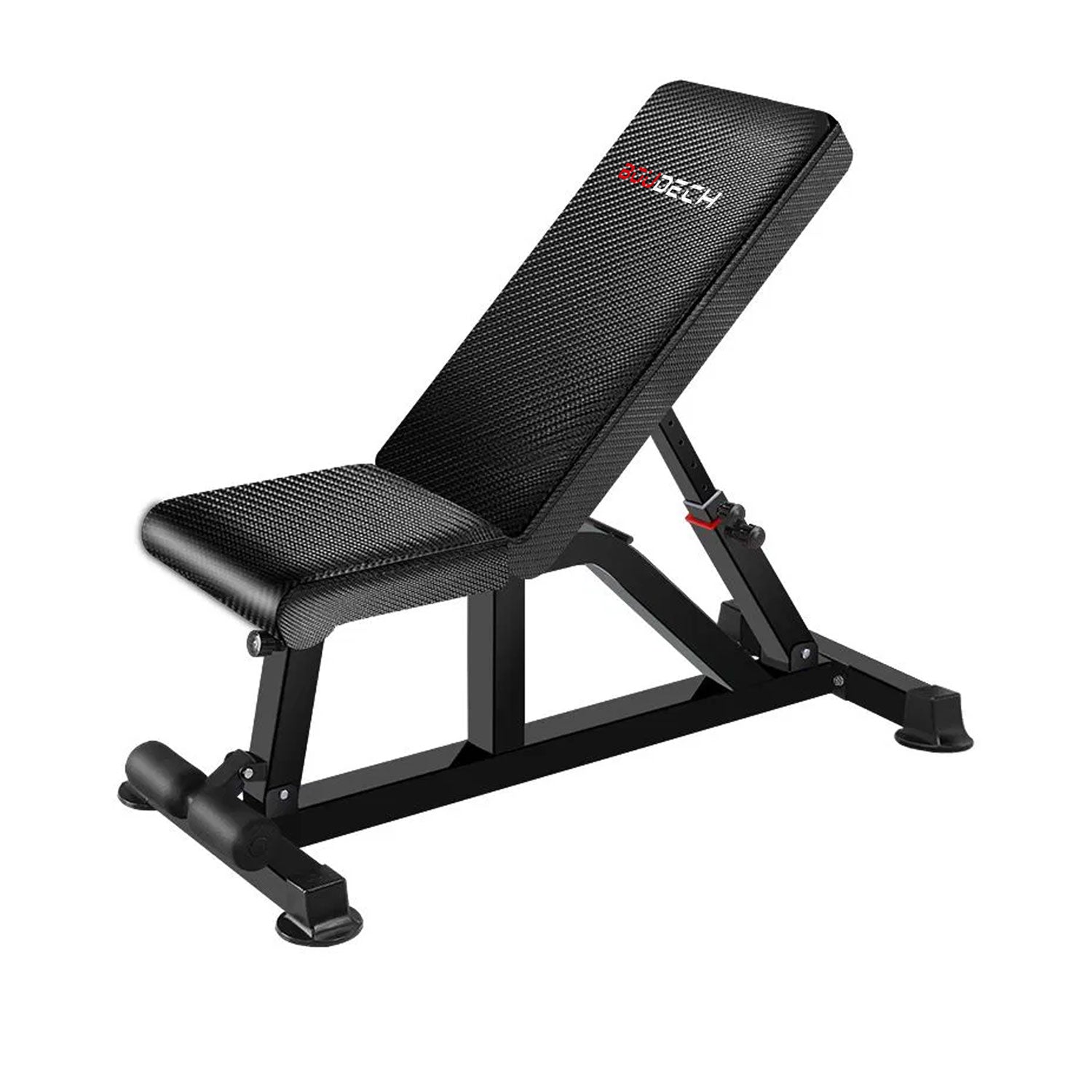 Boudech - THOR 250 -  Panca da fitness per allenamento con pesi e manubri ad inclinazione regolabile, design ultra ergonomico e solido telaio antiscivolo. Panca universale multifunzione con capacità di carico fino a 250 kg