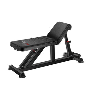 Boudech - THOR 250 -  Panca da fitness per allenamento con pesi e manubri ad inclinazione regolabile, design ultra ergonomico e solido telaio antiscivolo. Panca universale multifunzione con capacità di carico fino a 250 kg