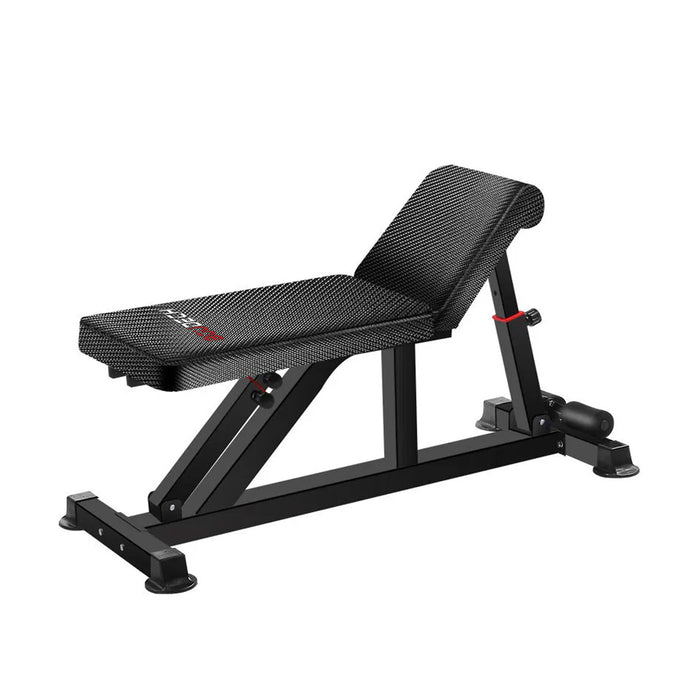 Boudech - THOR 250 -  Panca da fitness per allenamento con pesi e manubri ad inclinazione regolabile, design ultra ergonomico e solido telaio antiscivolo. Panca universale multifunzione con capacità di carico fino a 250 kg