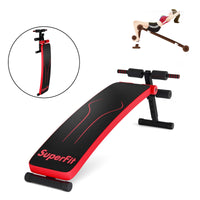 Panca regolabile per stretching per casa palestra e ufficio, Panca pieghevole per allenamento domestico Rosso-Allenamento della forza