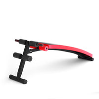 Panca regolabile per stretching per casa palestra e ufficio, Panca pieghevole per allenamento domestico Rosso-Allenamento della forza