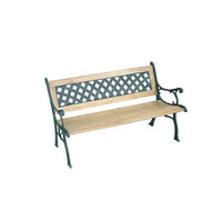 Panchina Ghisa/Legno Quadri cm 126 Vette 04777