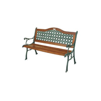 Panchina per esterno in Ghisa Rattan Arc 126x60cm