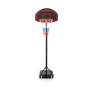 Canestro da basket regolabile in altezza da 192 a 247 cm Supporto da basket portatile su ruote per bambini/adulti 20_0005055