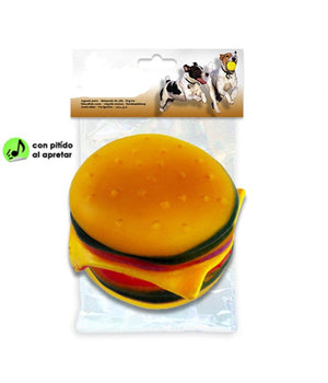 Panino Hamburgher Giocattolo Per Cani Gatti Con Suoni 18 X 12 Cm Giocattoli Cane         