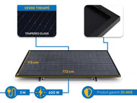 Pannello solare plug and play "Solar Tech" da 400w - Starter kit