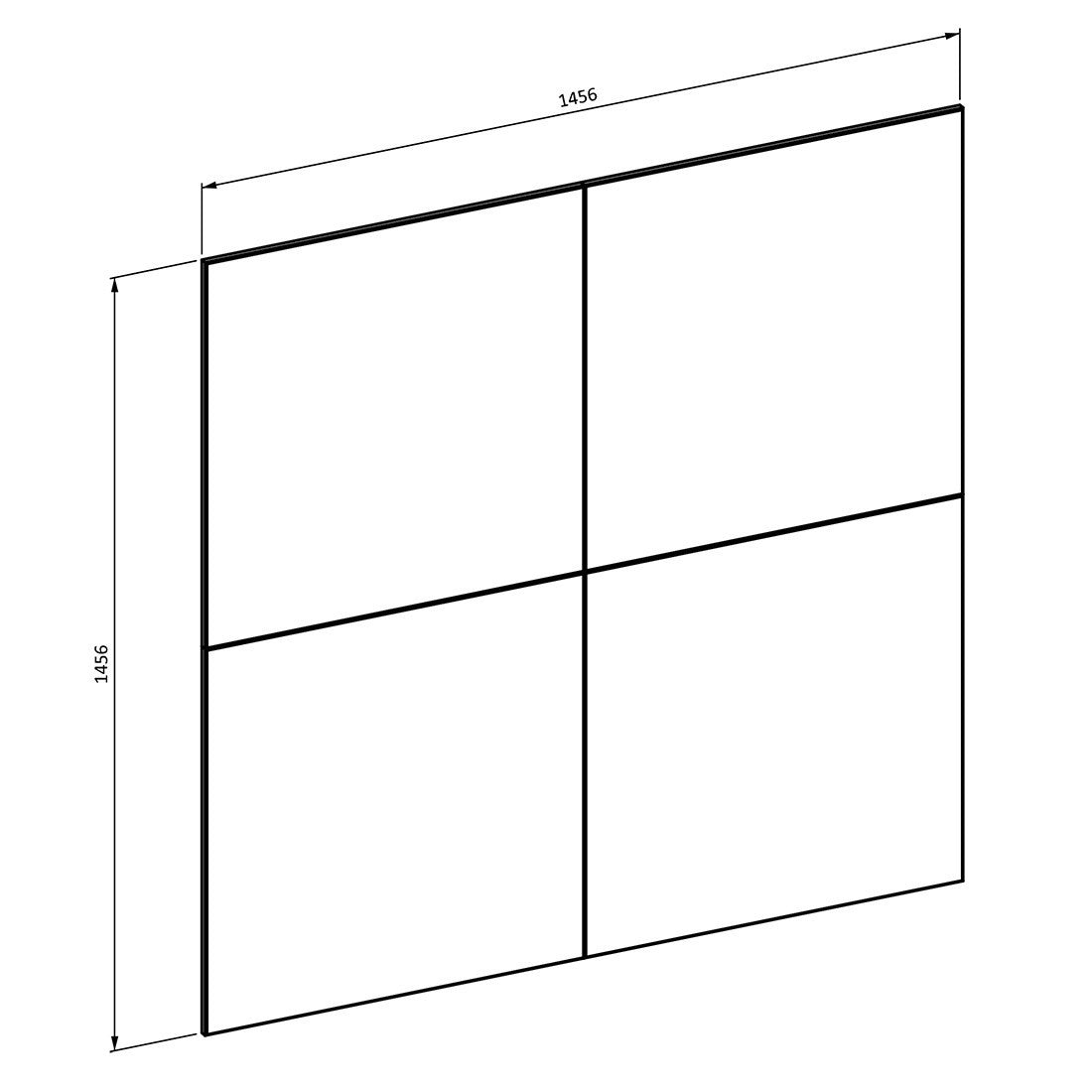 Pannelli murali decorativi bianco lucido su supporto in quercia. Collezione CLARA