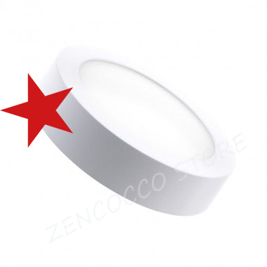 PANNELLO 12W PLAFONIERA faretto LED ROTONDO DA ESTERNO luce Naturale 4000k - Tech-It