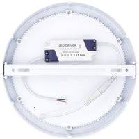 PANNELLO 18W PLAFONIERA faretto LED ROTONDO da ESTERNO luce Calda 3200k - Tech-It