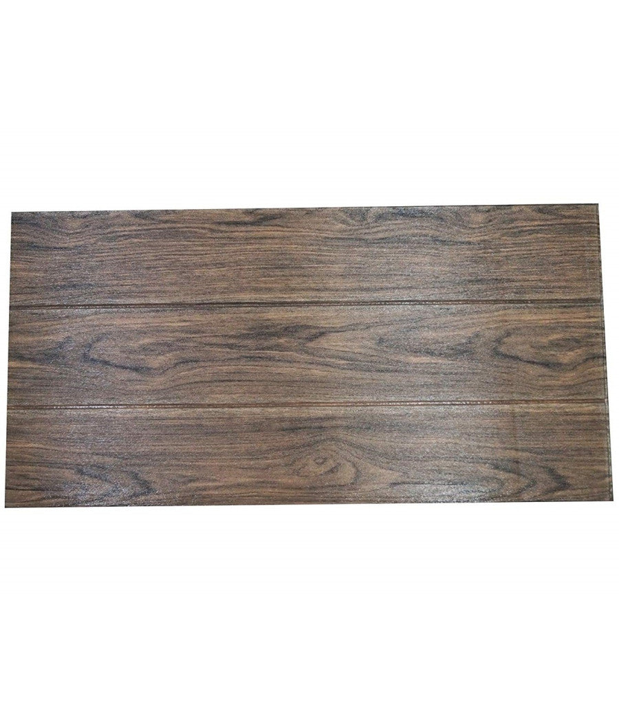 Pannello 77x70cm Effetto Legno Scuro Carta Parati Pvc Parquet 3d Adesiva Muro         