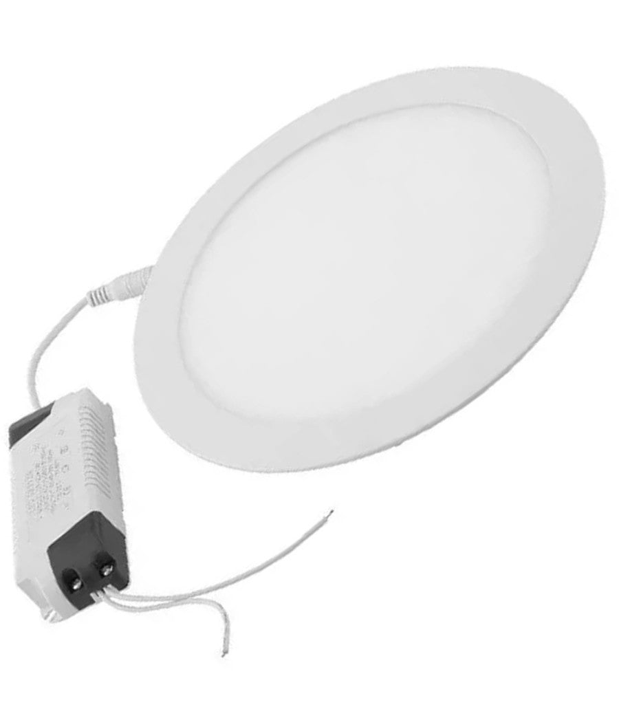 Pannello A Led Tondo O Quadrato Ad Da Incasso Luce Fredda Calda Neutra Wisdom  -bianco Caldo-18 Watt -tondo    -