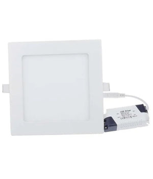 Pannello A Led Tondo O Quadrato Ad Da Incasso Luce Fredda Calda Neutra Wisdom  -bianco Caldo-12 Watt -quadrato    -