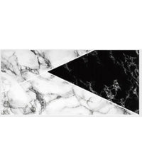 Pannello Adesivo Effetto Marmo Bianco Nero Pareti Paraschizzi 300 X 60 Cm Stanza         