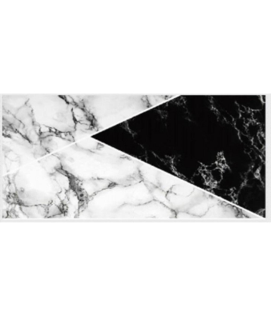 Pannello Adesivo Effetto Marmo Bianco Nero Pareti Paraschizzi 300 X 60 Cm Stanza         