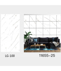 Pannello Adesivo Effetto Marmo Bianco Striato Pareti Paraschizzi 300x60cm Stanza         