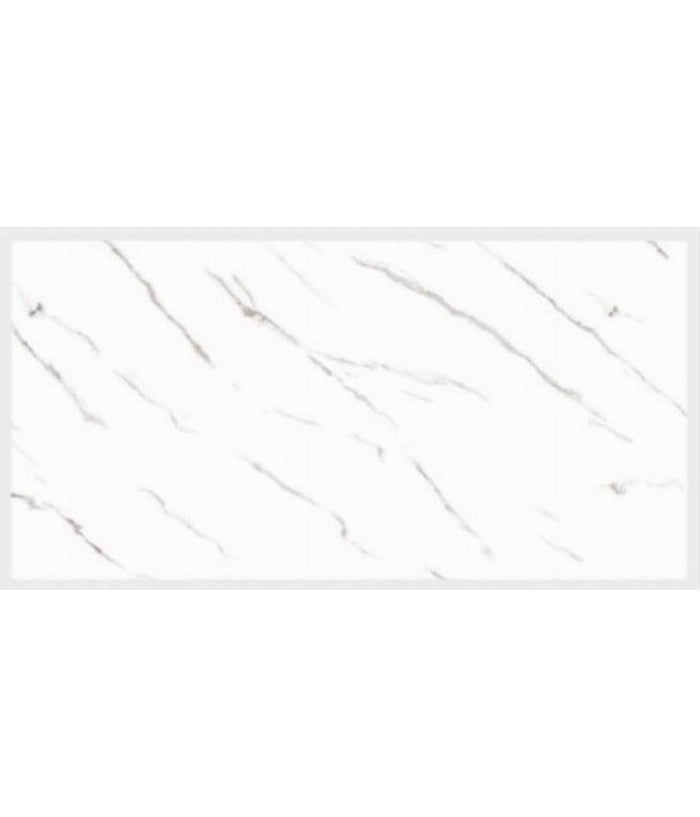 Pannello Adesivo Effetto Marmo Bianco Striato Pareti Paraschizzi 300x60cm Stanza         