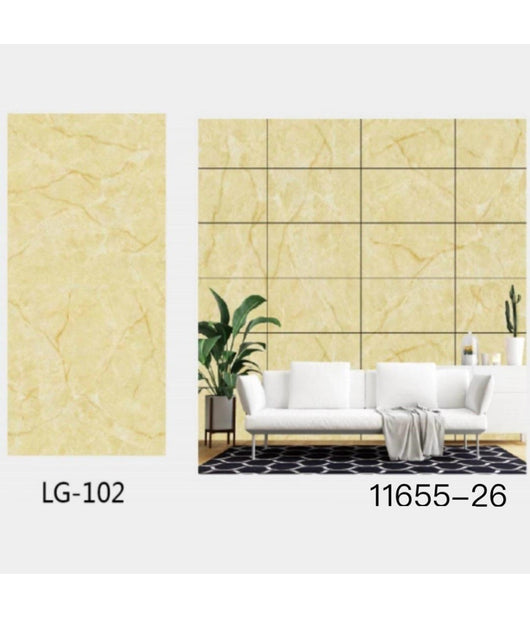 Pannello Adesivo Effetto Marmo Giallo Pareti Paraschizzi 300x60 Cm Stanza Cucina         