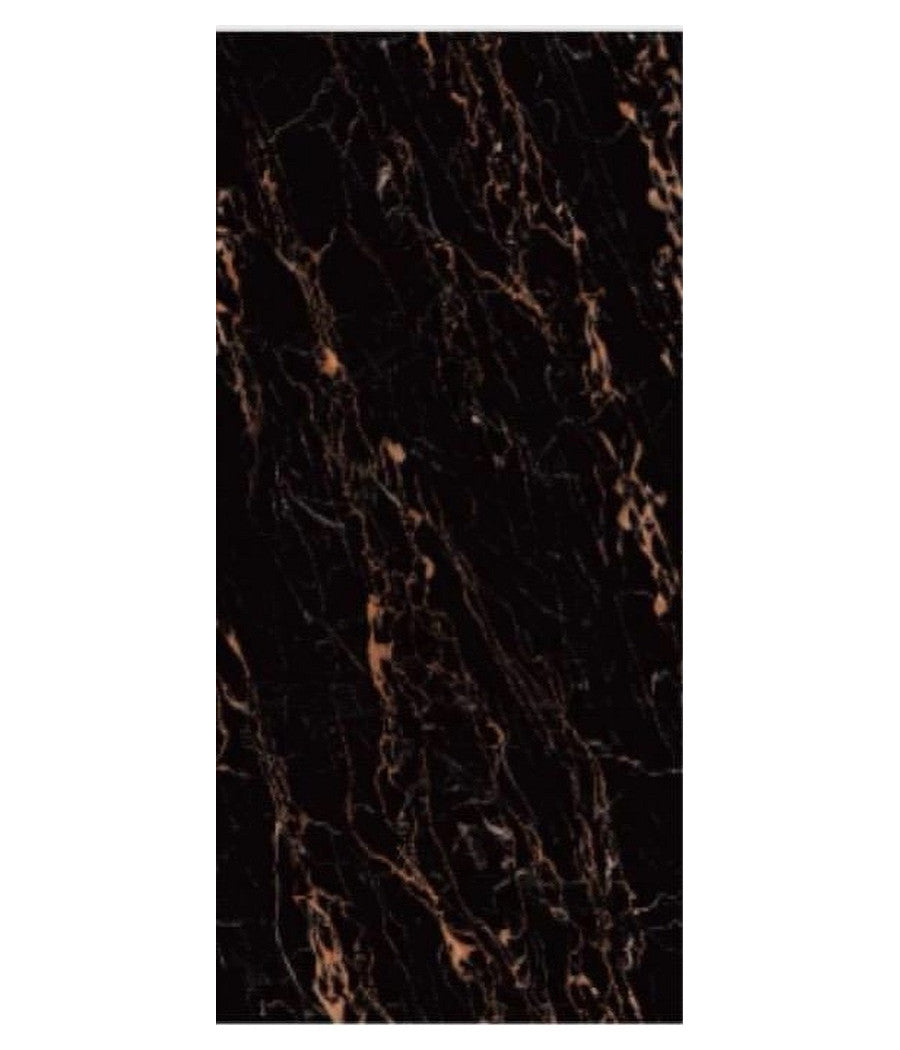 Pannello Adesivo Effetto Marmo Nero Venature Pareti Paraschizzi 300x60 Cm Stanza         