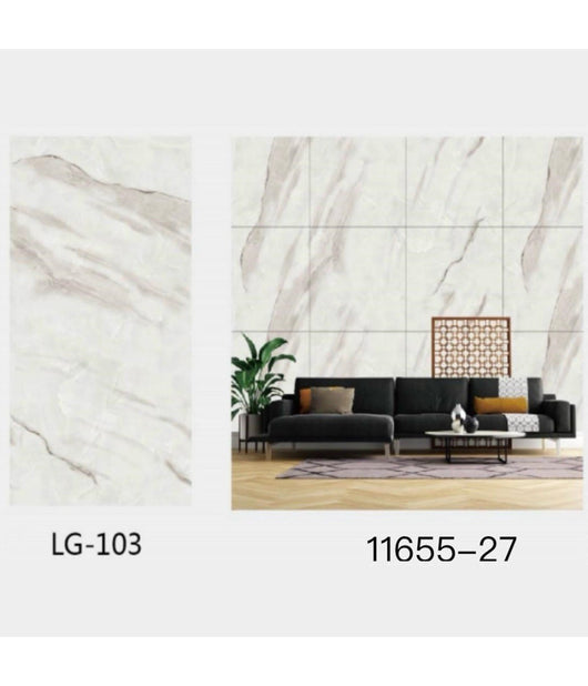 Pannello Adesivo Effetto Marmo Perlato Pareti Paraschizzi 300x60cm Stanza Cucina         