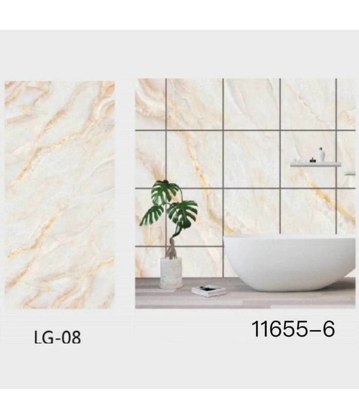 Pannello Adesivo Effetto Marmo Perlato Rosato Pareti Paraschizzi 300x60cm Stanza         