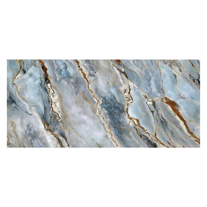 Pannello Adesivo Effetto Marmo Perlato Venato 120x300cm Pareti Paraschizzi Stanza         